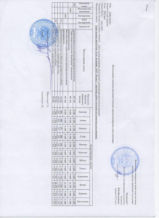 Бекітілген қаржылық бюджет