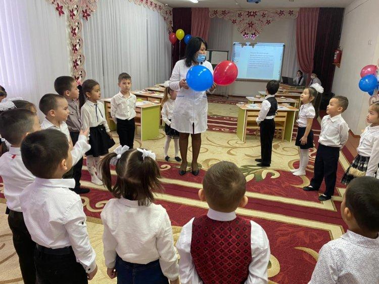 Ашық ұйымдастырылған оқу қызметі "М дыбысы мен әрпі" Балдәурен мектеп алды даярлық топ